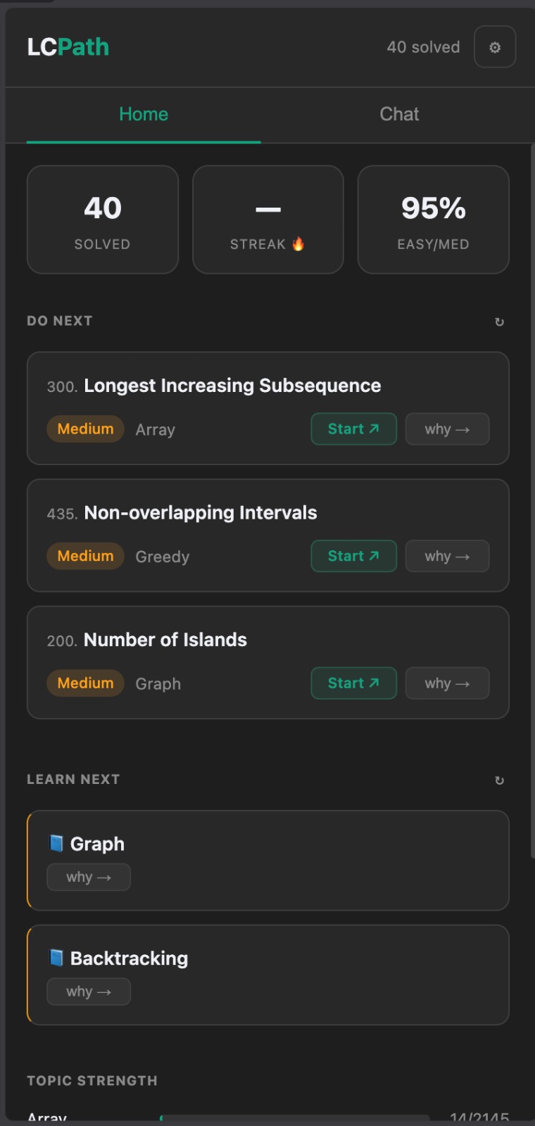 LCPath Home Dashboard